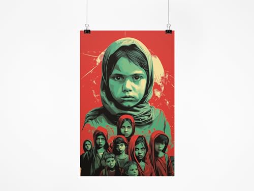 Poster portraits donation UNRWA : rompez la monotonie de vos murs avec ce tableau d'art