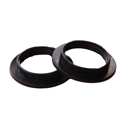 Image of CALANDIS 2Pcs Lamp Shade Rings Retainer Rings Light Socket Rings for E27 Or E26 Model Black | Lighting Parts & Accessories | Lamps, Lighting & Ceiling Fans | Home & Garden
