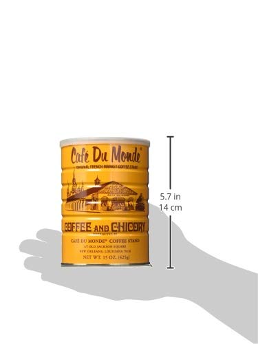 Cafe Du Monde Coffee and Chicory, 15 Ounce Cans, Case of 24