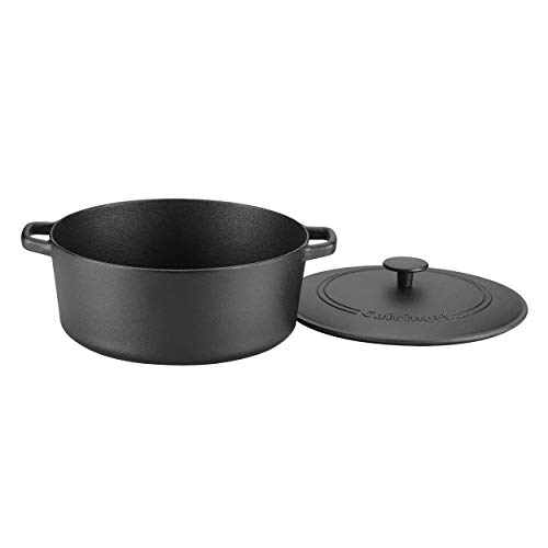 Image of Cuisinart Cast Iron Classic Pre-Seasoned Cookware , 7 Quart, Black