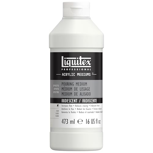 Liquitex Acrylic Profesional Pouring Effects Medium for Acrylic Pant, Iridescent, 473 ml