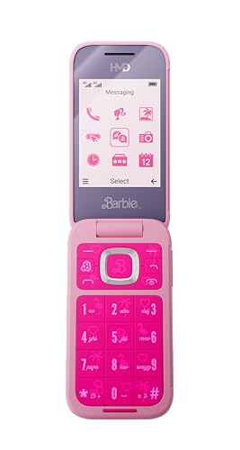 HMD kompatibel mit Barbie Phone Flip Klapphandy (2,8" Display, 0,3 MP Kamera, 64/128 MB, 1450 mAh, 4G) Power Pink – Bild 4