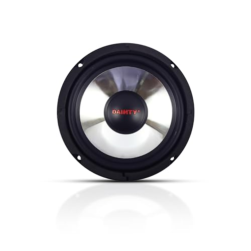 Image of DAINTY Silver SUB WOOFER SUB166 | Size 6 Inch | Magnet 100X18MM | Speaker Output Power 80WRMS /160WMAX | Frequency 30-4000 HZ | Voice Coil Diameter 1 inchASV | 4OHM