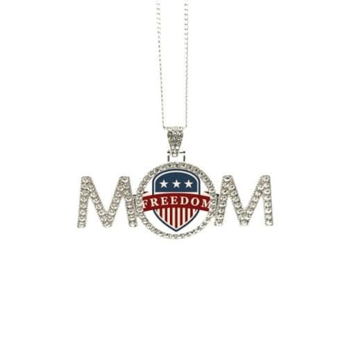 Collier étoiles et rayures Amecity : bijou d'anniversaire élégant pour grand-mère