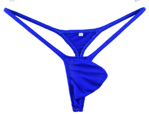 Men's Sheer G-Strings Bulge Pouch Thongs Underwear WSS58