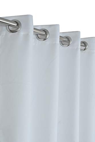 Image of Premium Blackout Solid Curtain for Home 100% Opaque Curtains for Long Door 9 Feet,Pack of 3,White