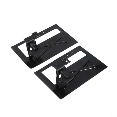HpLive Soporte de amoladora angular ajustable de 2 piezas con soporte de corte y protección reforzada, acero, negro, compatible para amoladora angular de 4-12 pulgadas