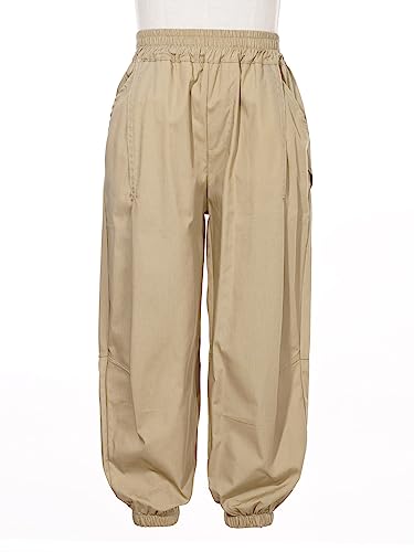 Kids Boys Elastic Waist Jogger Pants Sweatpants Straight Loose Cargo Pants Jazz Hip Hop Street Dancce Trousers3