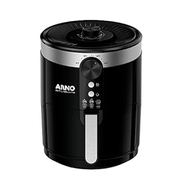 Fritadeira, Arno, Airfry Moderna Pfry, Preto, 110V