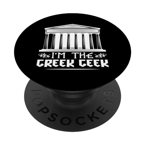 Mitología griega: Soy el friki griego PopSockets PopGrip Adhesivo