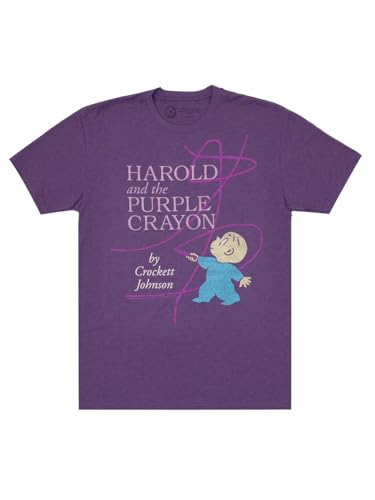 Harold and The Purple Crayon by Crockett Johnson Adult T-Shirt - Unisex Shirt for Book Lovers