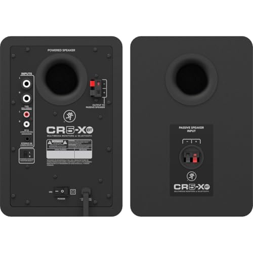 Image of Mackie CR-X Series, 5-Inch Multimedia Monitors with Professional Studio-Quality Sound and Bluetooth- Pair (CR5-XBT)