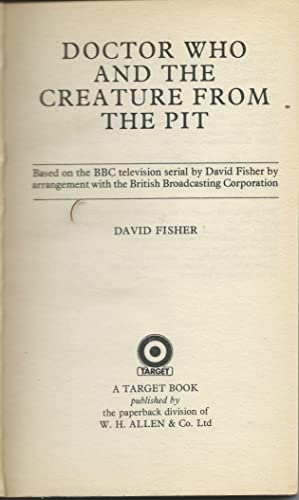Doctor Who and the Creature from the Pit B000O50S2G Book Cover