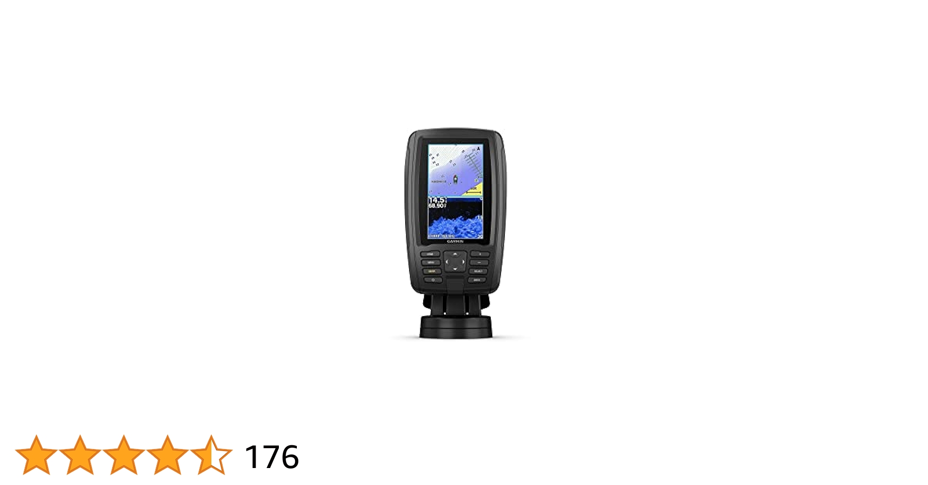 GARMIN echoMAP 43CV US 魚探 本体 振動子付き