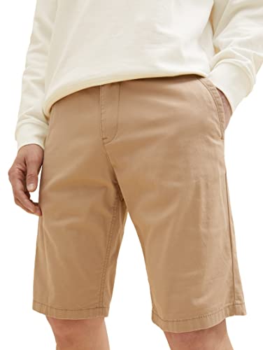 TOM TAILOR Herren 1035037 Slim Chino Bermuda Shorts mit Stretch, 24048 - Desert Fawn, 40 – Ansicht 4