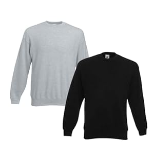Fruit of the Loom 2er Herren Sweatshirt Classic Set In Sweat Verschiedene Farbsets & HLKauf-Block