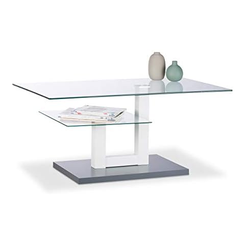 Relaxdays Table Basse en Verre Cover