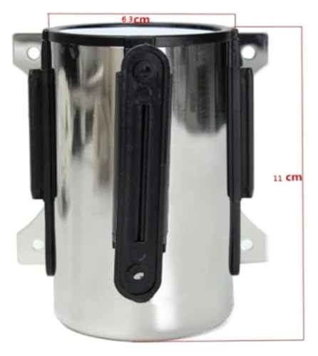 Barrière de sécurité rétractable adhésive et modulable pour une pose murale sans perçage