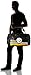 Pittsburgh Steelers Medium Striped Core Duffle Bag
