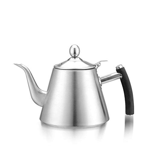 Flachbodenkessel Edelstahl Teekanne Verdickung Induktionsherd Kessel Mit Filter Kung Fu Teekanne Kessel Wasserkocher gekocht