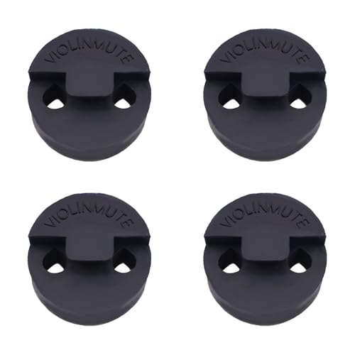 4 Pack Violin Practice Mute (Round Rubber Mute)