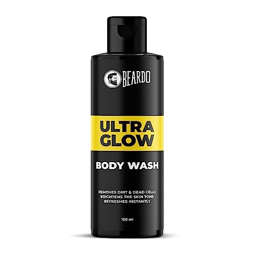 Beardo UltraGlow Body Wash for Men, 100ml | Moisturizes & Hydrates the Skin | Contains Mulberry & Bearberry Extracts for Deep Cleansing & Nourishment | Soft & Smooth Skin at ₹149 (40% Off) - Amazon