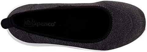 Spenco Women's Daily Stretch Jersey Sneaker, Black, 8 | Image 4
