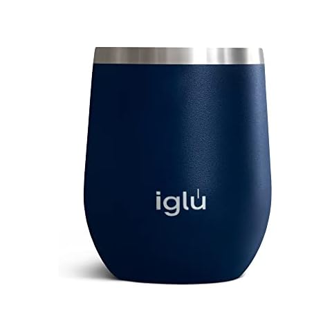 Iglu Reusable Coffee Cup | Thermal Insulated Stainless Steel Travel Mug with Lid | Double Walled - Great for Hot & Cold Drinks | His & Hers Premium Eco-Friendly Gift (Blue Lagoon, 12oz) Cover