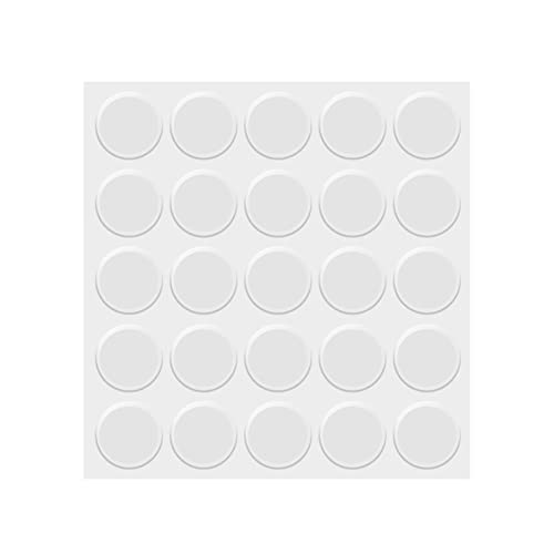 KINBOM 25 Pièces Patins Silicone Transparent, Tampons de Meubles en Silicone Amortisseur Porte Placard Amortissement du Bruit Points de Protection pour Dessus...