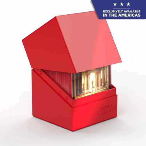 Image of Ultimate Guard Boulder 100+ Solid Deck Box Red