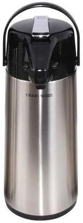 Crestware Stainless Steel Three Liter Airpot - 1 each.