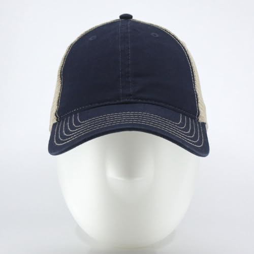 Image of The Vintage Year Washed Cotton Unstructured Soft Mesh Adjustable Trucker Baseball Cap
