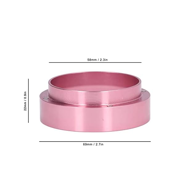 Kaffee-Dosierringe, praktischer Dosiertrichter Magnetismus Anti-Flugpulver für Haus für Kaffeemaschine für Büro(Rosa… – Bild 8