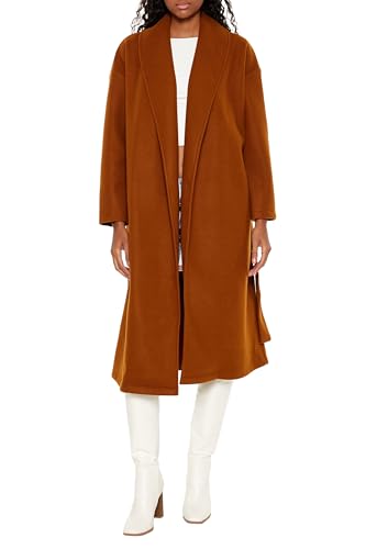 Forever 21 Women's Tie-Waist Trench Wrap Coat