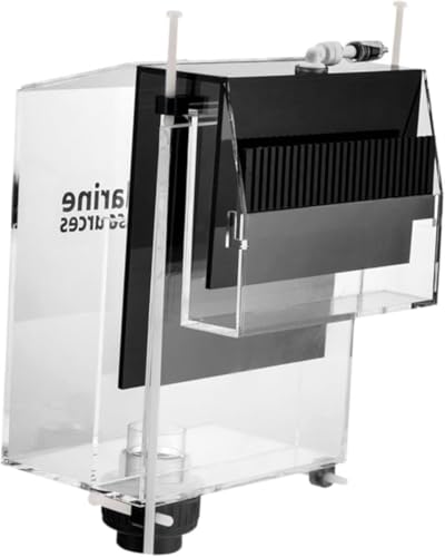 Xiraivke 大型オーバーフローボックス、サイフォン式吊り下げ式オーバーフローボックス、水槽のメインタンクに穴を開ける必要がなく、騒音低減効果があり、電気も不要、水槽に適しています