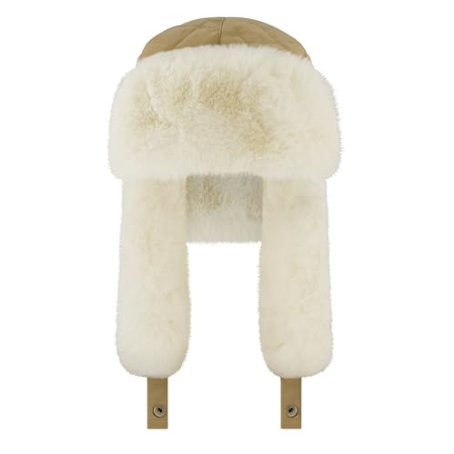 Spyder Womens Quilted Insulated Nylon Trapper Hat Clay One Size