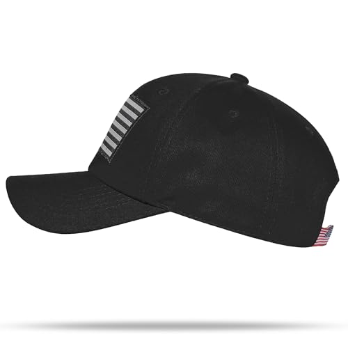 Image of American Flag Hat, Adjustable Fit USA Baseball Cap for Men Women, Dad Hats, Outdoor Ball Caps for Casual Wear