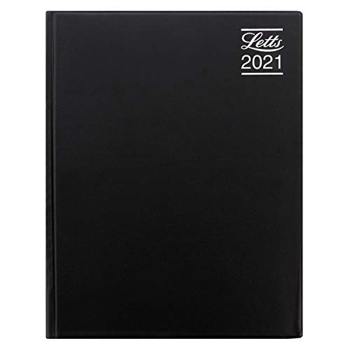 Télécharger Letts Rhino Agenda 2021 1 jour par page Noir Format A4 Gratuit