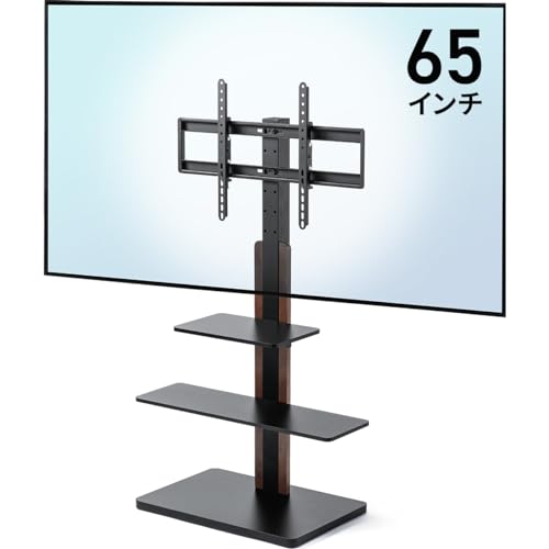 Amazon.co.jp: サンワダイレクト テレビスタンド 壁寄せ ハイ