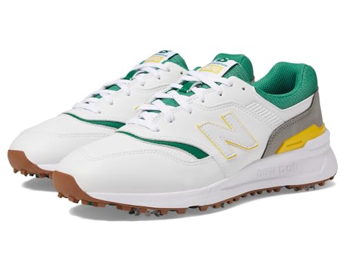 Image of New Balance Men's 997 Golf Golf Shoe, 11 D, White /Multi
