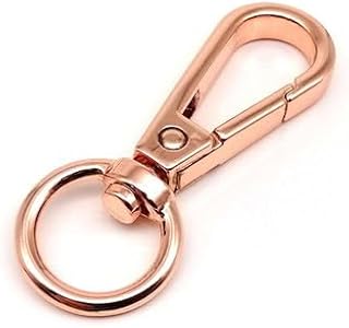 Colgante Llavero Bolso Bolso Correa De Hombro Broche De Cinturón Hebilla Collar De Cadena De Perro Broche DIY 8 colores-tipo A oro rosa