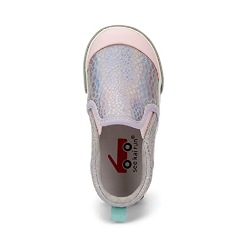 See Kai Run Kids Girl's Italya (Toddler/Little Kid) Silver Leather 5 Toddler M4