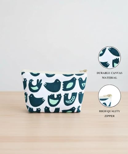 Image of Greencraft Makeup Pouch for Women | Multipurpose Pouch for Travel Carry Cute, Carry Smart & Your Daily Companion, Everywhere - Multicolor