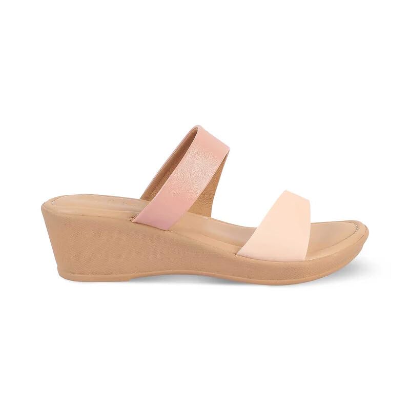 tresmode SIOS Womens Wedges Sandals Platform Heels, UK 6 / EU 39 - Open Toe Stylish Comfortable Soft Footwear (Pink) (B0D73GYM5H) Amazon Price History, Amazon Price Tracker