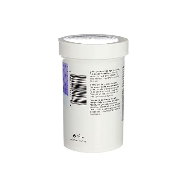 Almay Oil Free Gentle Eye Makeup Remover Pads, 120 Count (Pack of 3)3