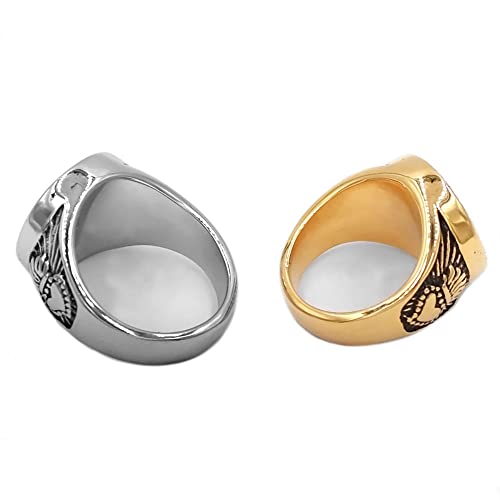 Praying Hands Bless Signet Ring Stainless Steel Gold Religious Virgin Mary Ring Engagement Promise Heart Wedding Ring4