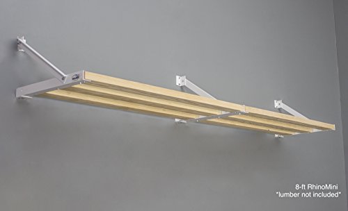 DIY RhinoMini Universal Shelf Kits for Garages & Other Applications (8' Length; 20" Width) … - Thumbnail 3
