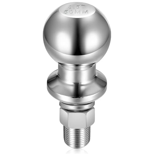 Kugelkopf Anhängerkupplung, 50mm 3.5T, Ø22mm Schraube, Ackerschiene Kugelkopf für Traktor