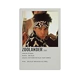 Zoolander Movie Poster Canvas Wall Art Poster Decorative Bedroom Modern Home Print Picture Artworks Posters 08x12inch(20x30cm)