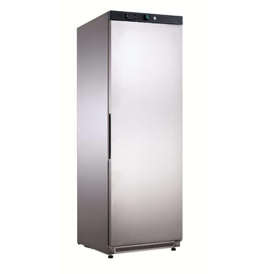 Iceshop Armoire réfrigérée ventilé Inox, positive, 400 Litres